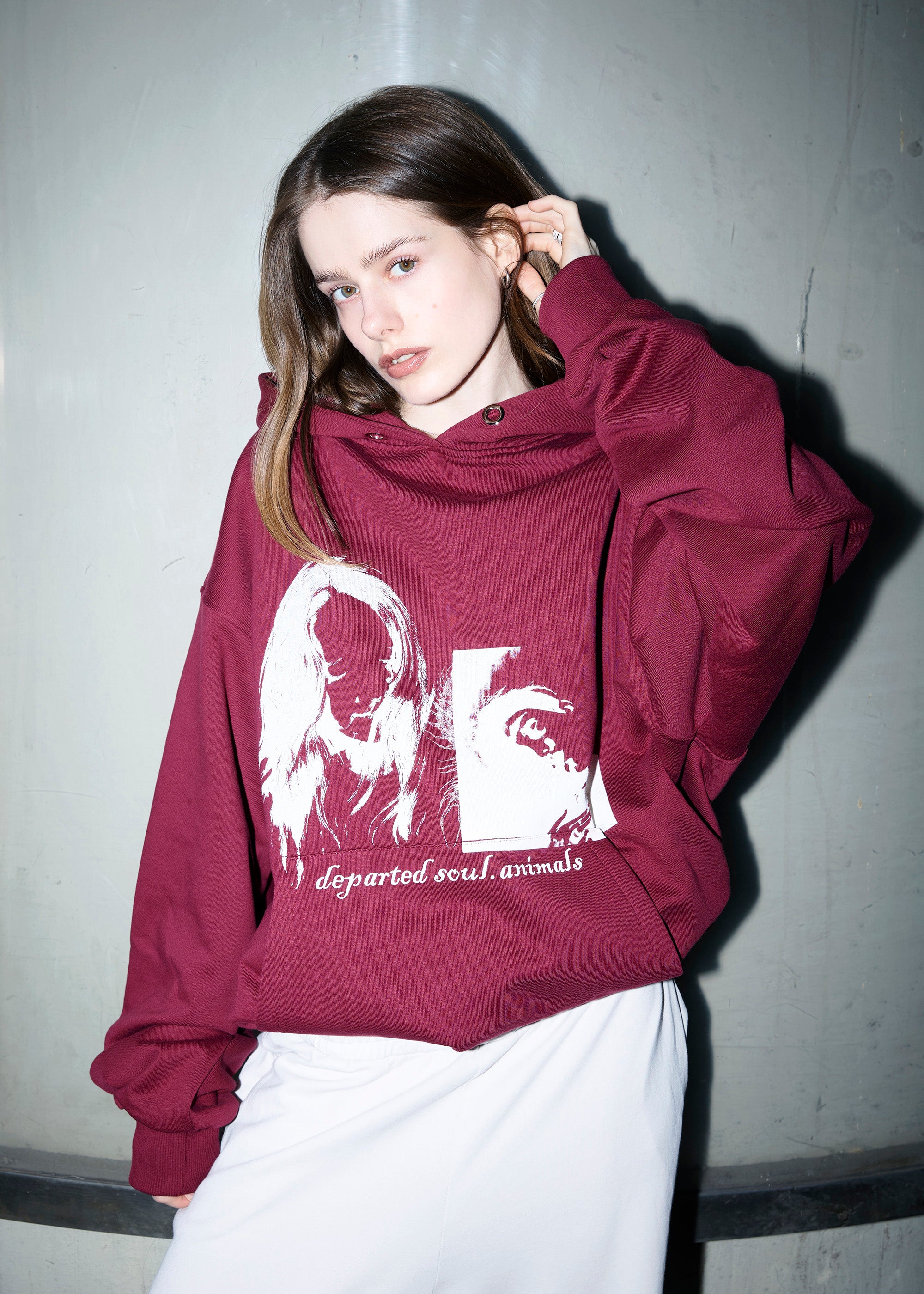 SOUL burgundy hoodie