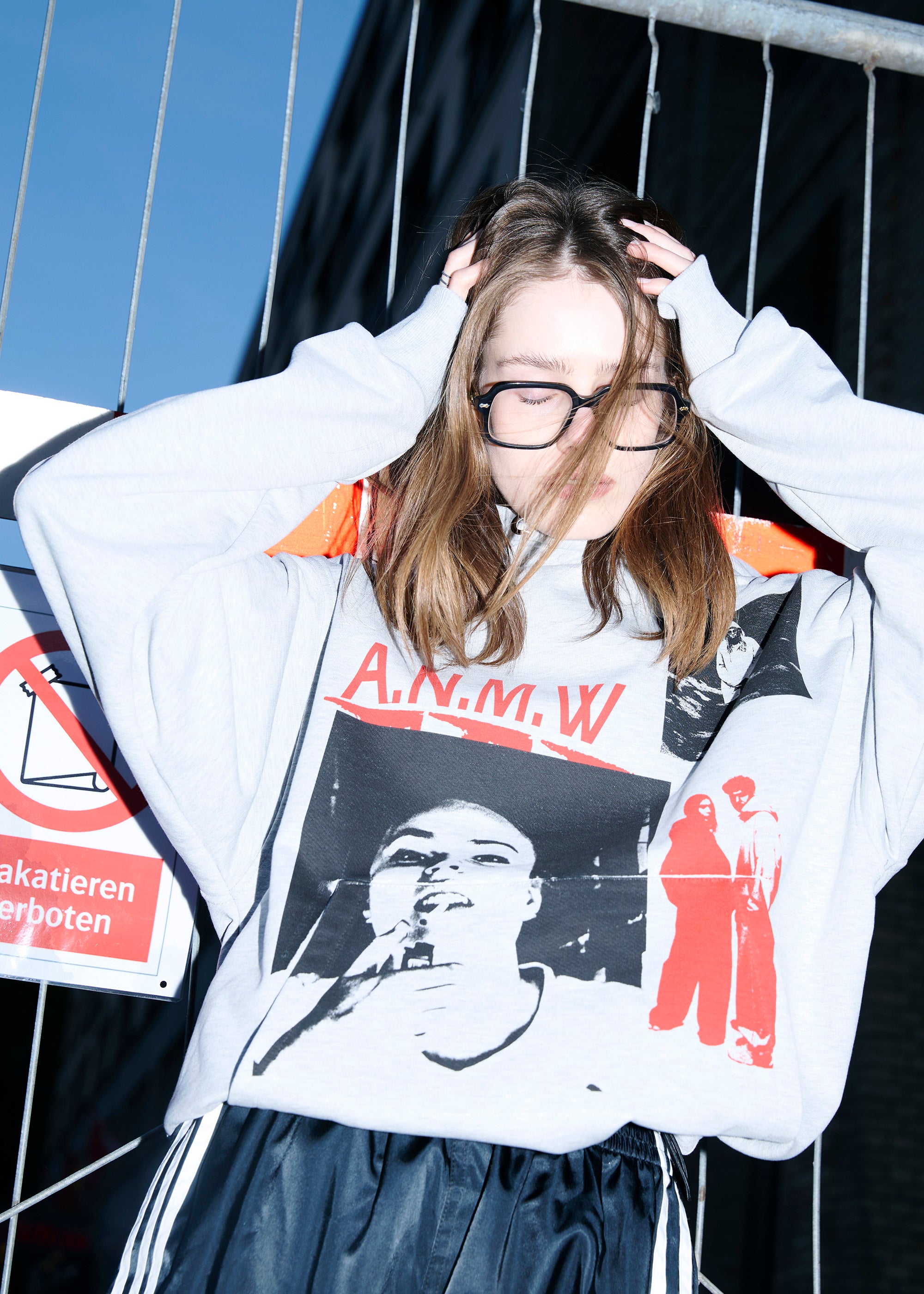 LIGHTER melange hoodie