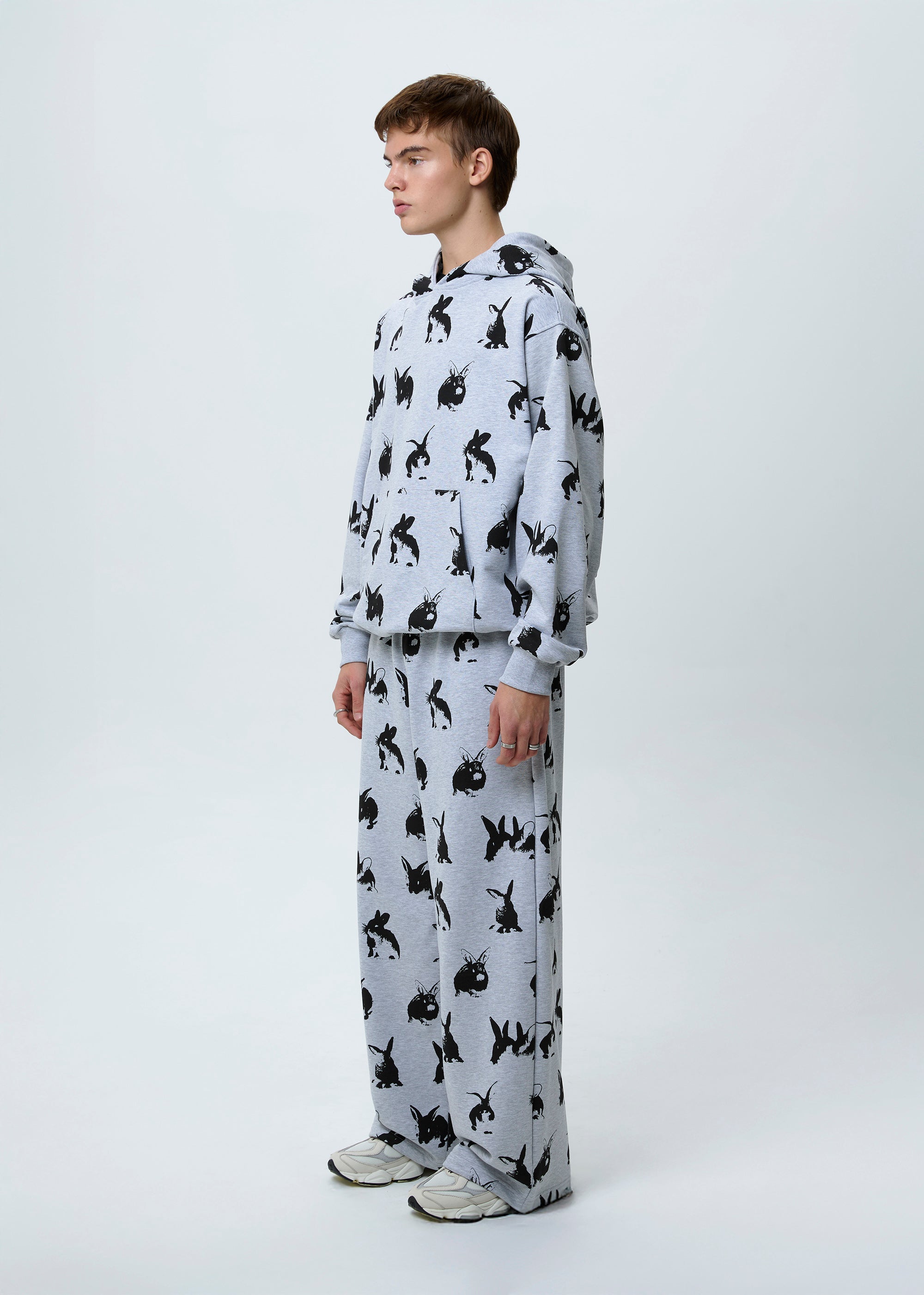 BUBBLE RABBIT grey sweatpants