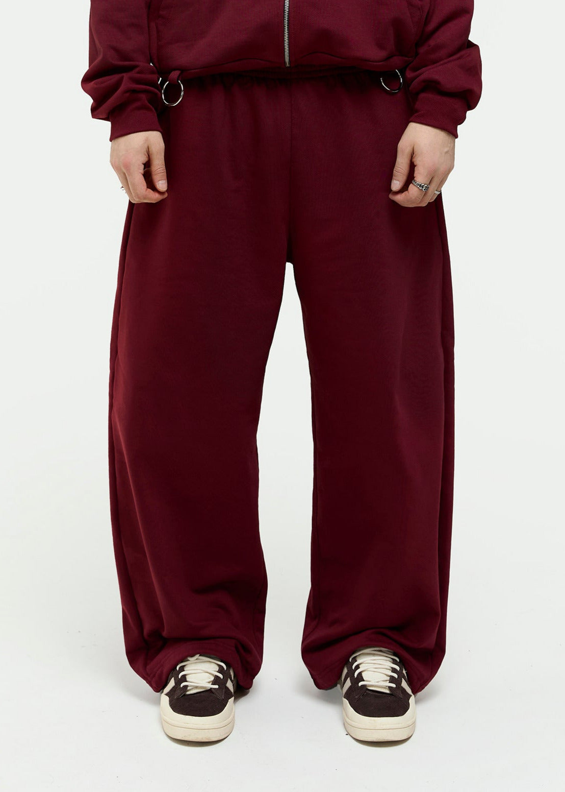 BUBBLE burgundy sweatpants