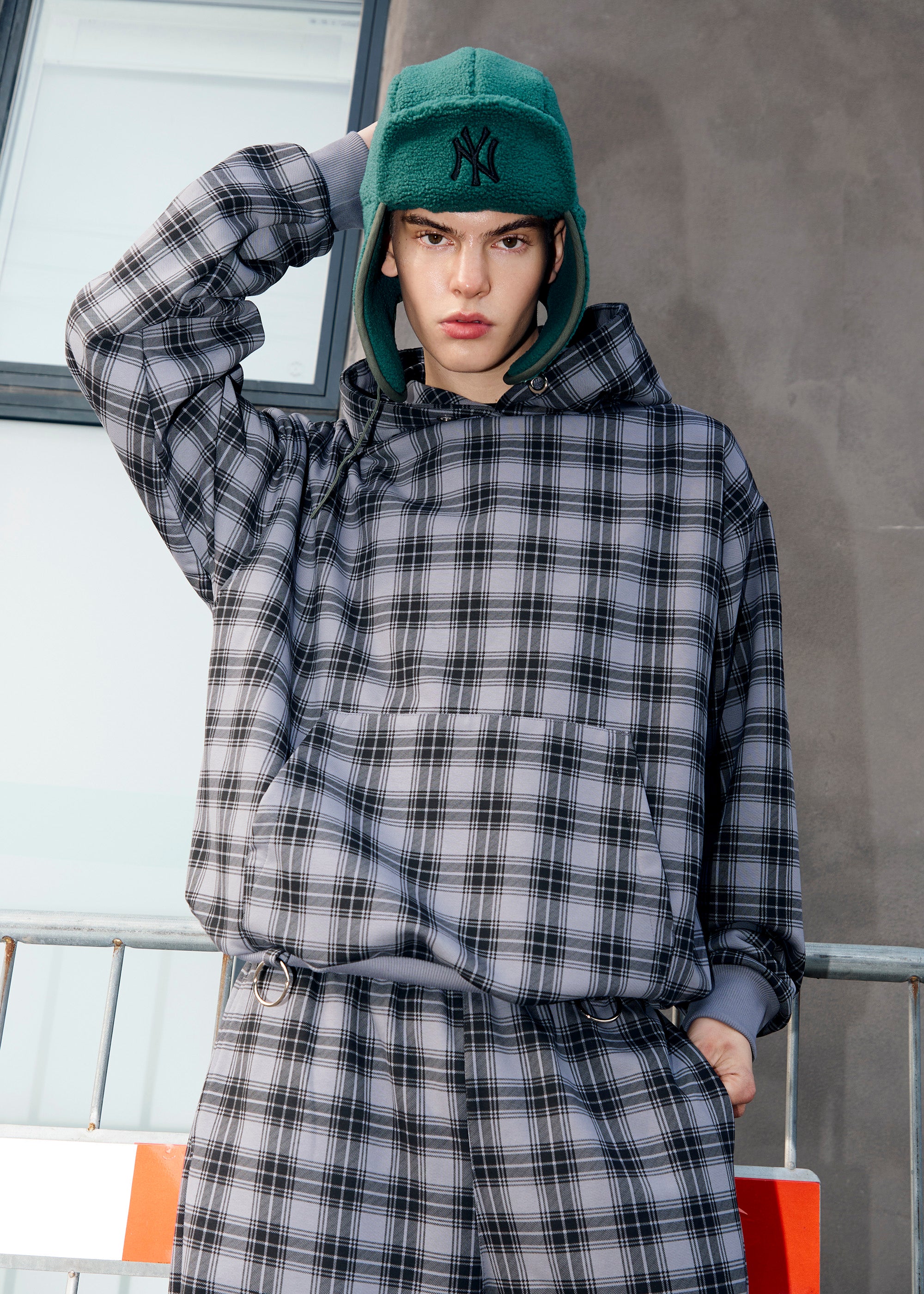 TARTAN BLACK hoodie
